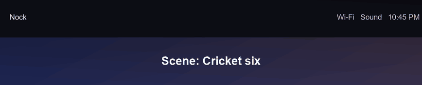 Scene: a cricket six hit straight out of the taskbar